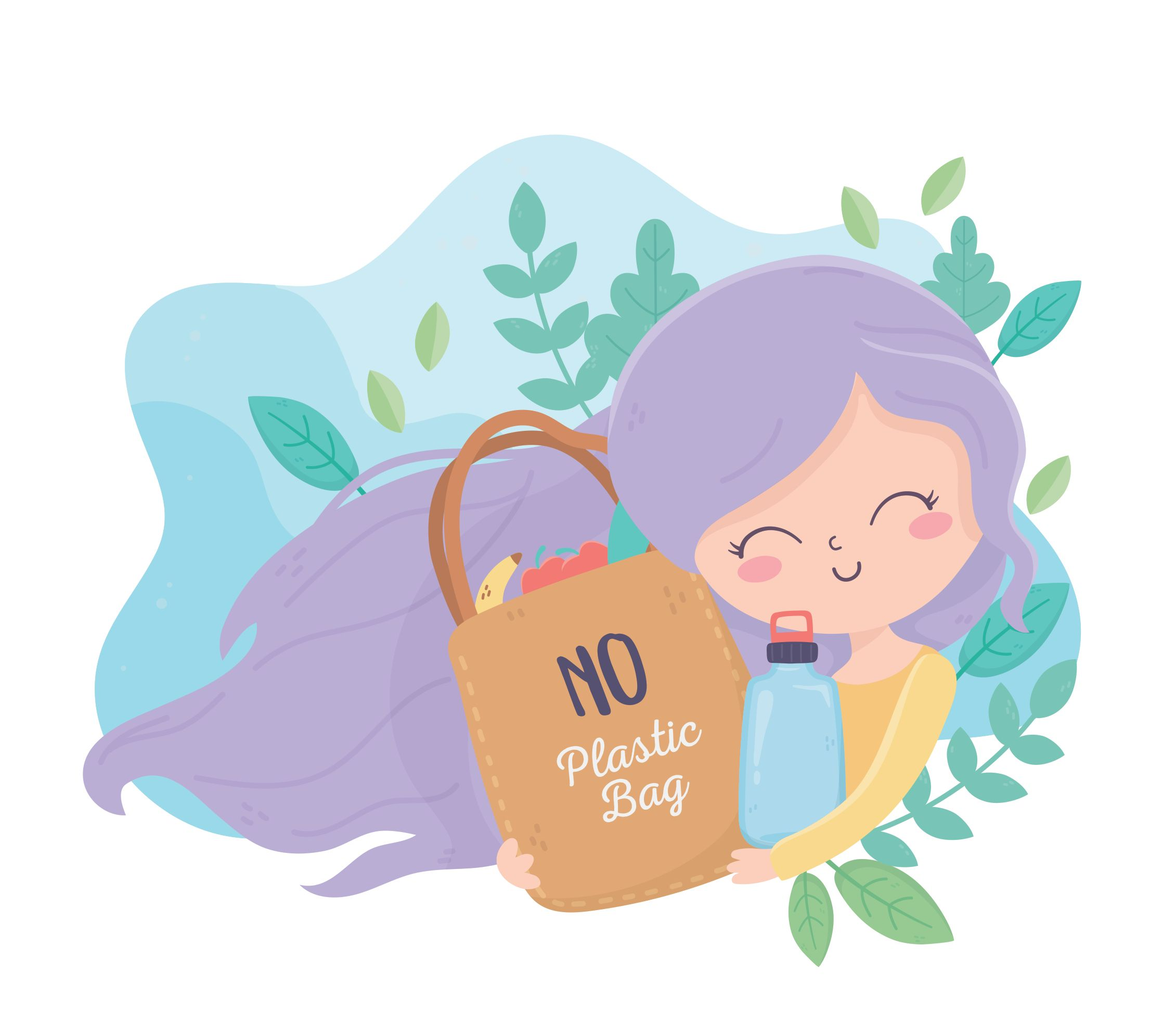 No plastic